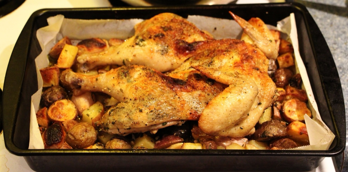 Roast Chicken with Root Vegetables